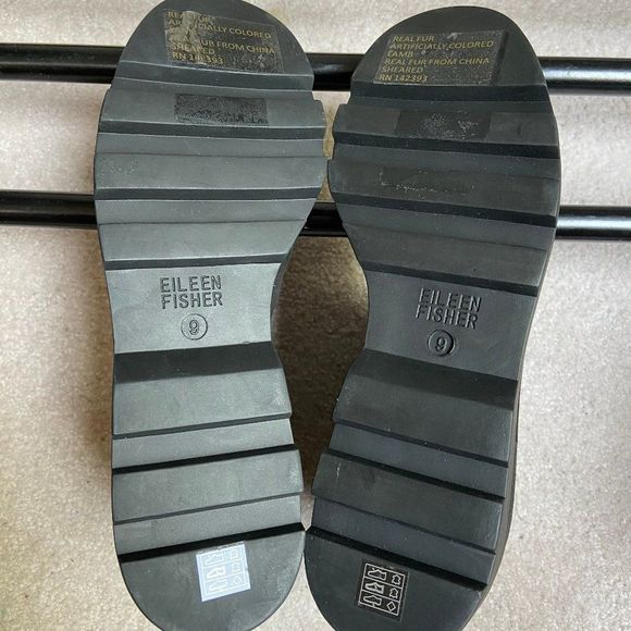 EILEEN FISHER Women Calm Leather Shearling Boots - NEW NWOB - Picture 8 of 8